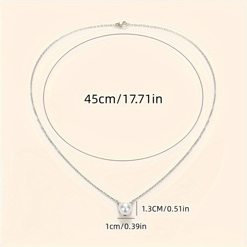 Cute Cat Pendant Necklace with Imitation Pearl and Zirconia